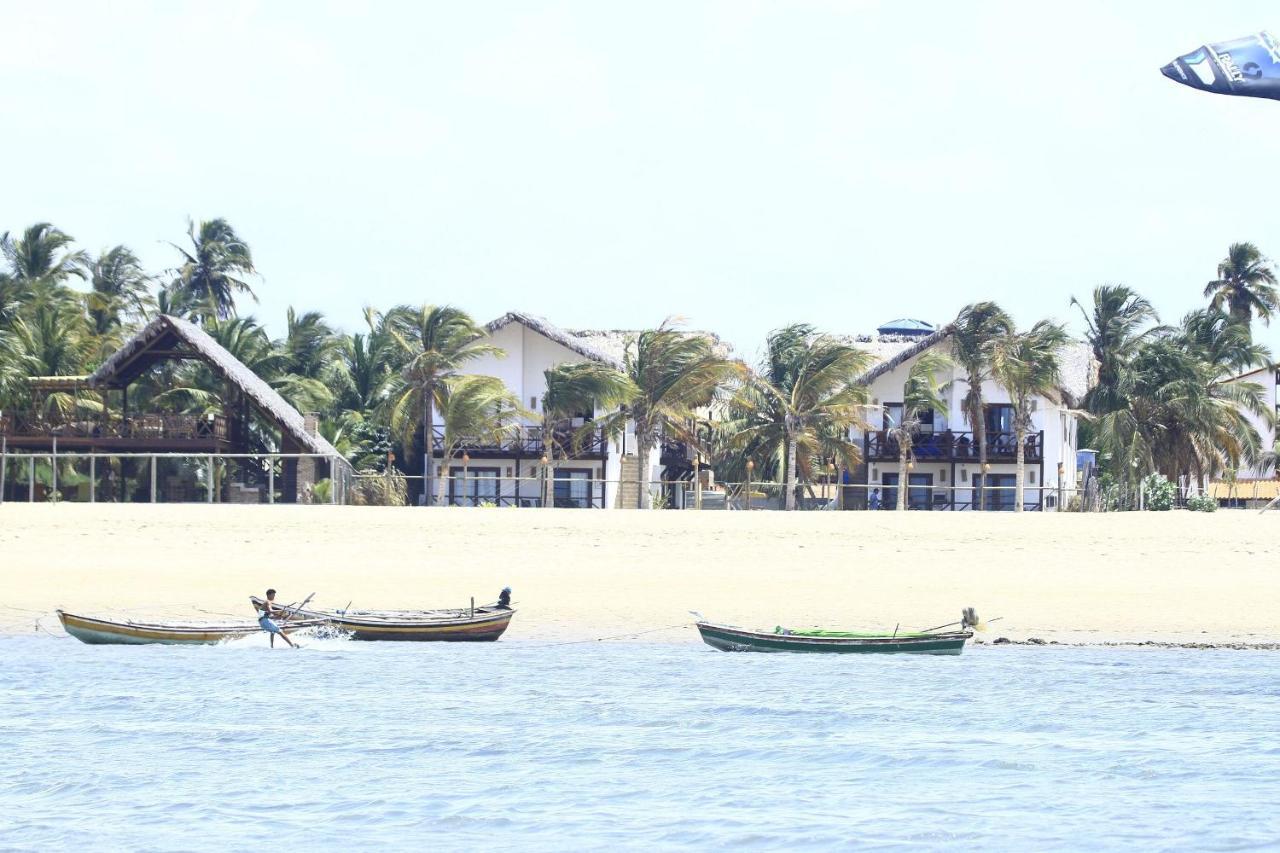 Ap Vila Mar Pé na areia com vista para o mar e piscina Barra Grande  Exterior foto