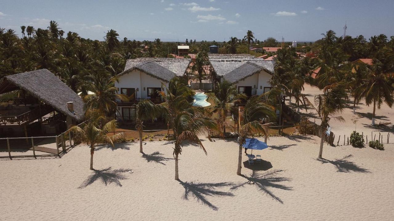 Ap Vila Mar Pé na areia com vista para o mar e piscina Barra Grande  Exterior foto