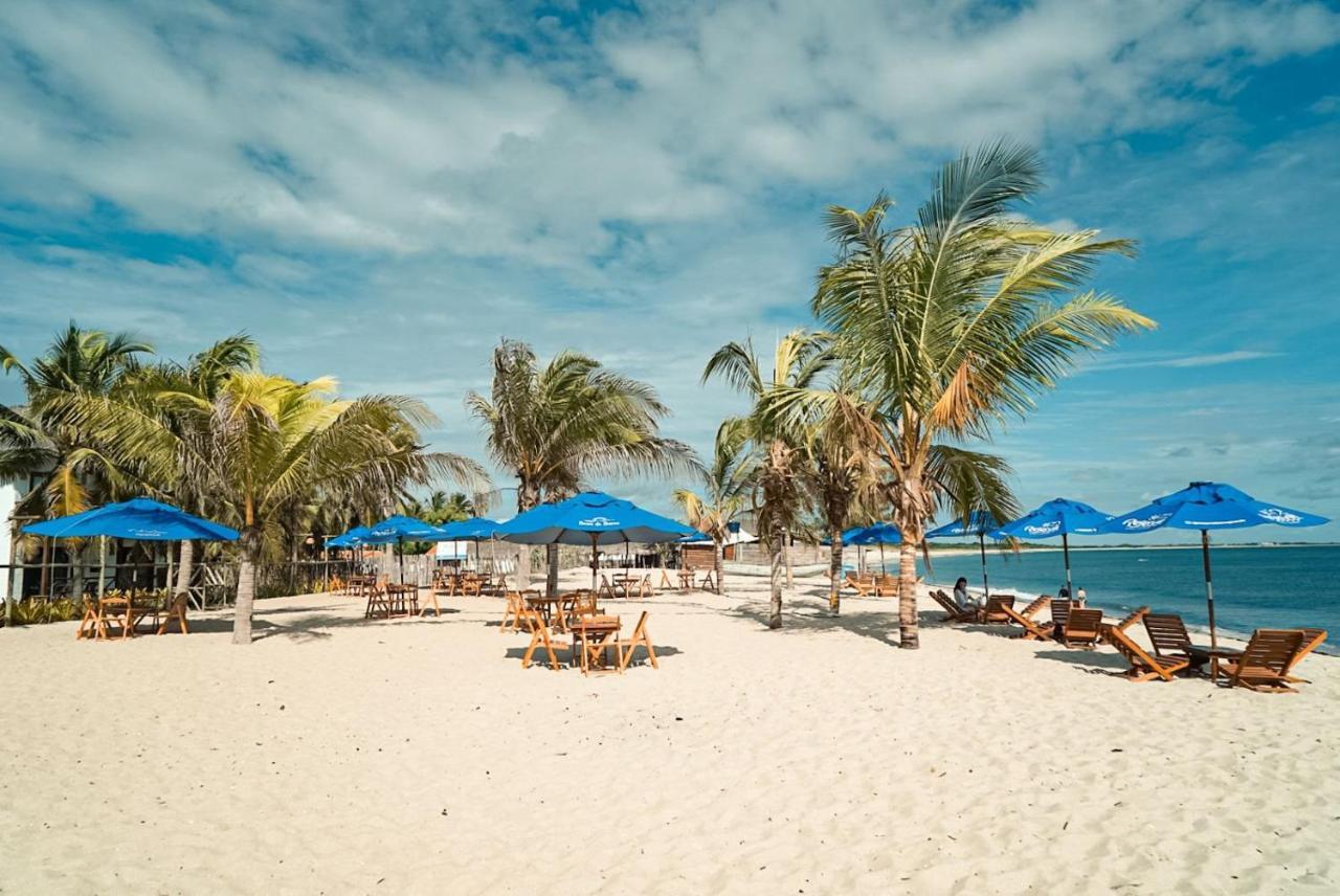 Ap Vila Mar Pé na areia com vista para o mar e piscina Barra Grande  Exterior foto